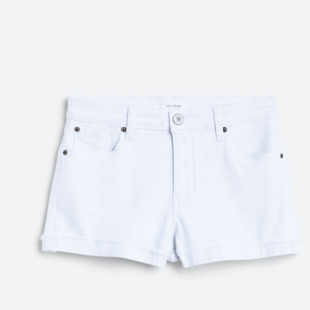 STS Blue Women's White Jean Shorts